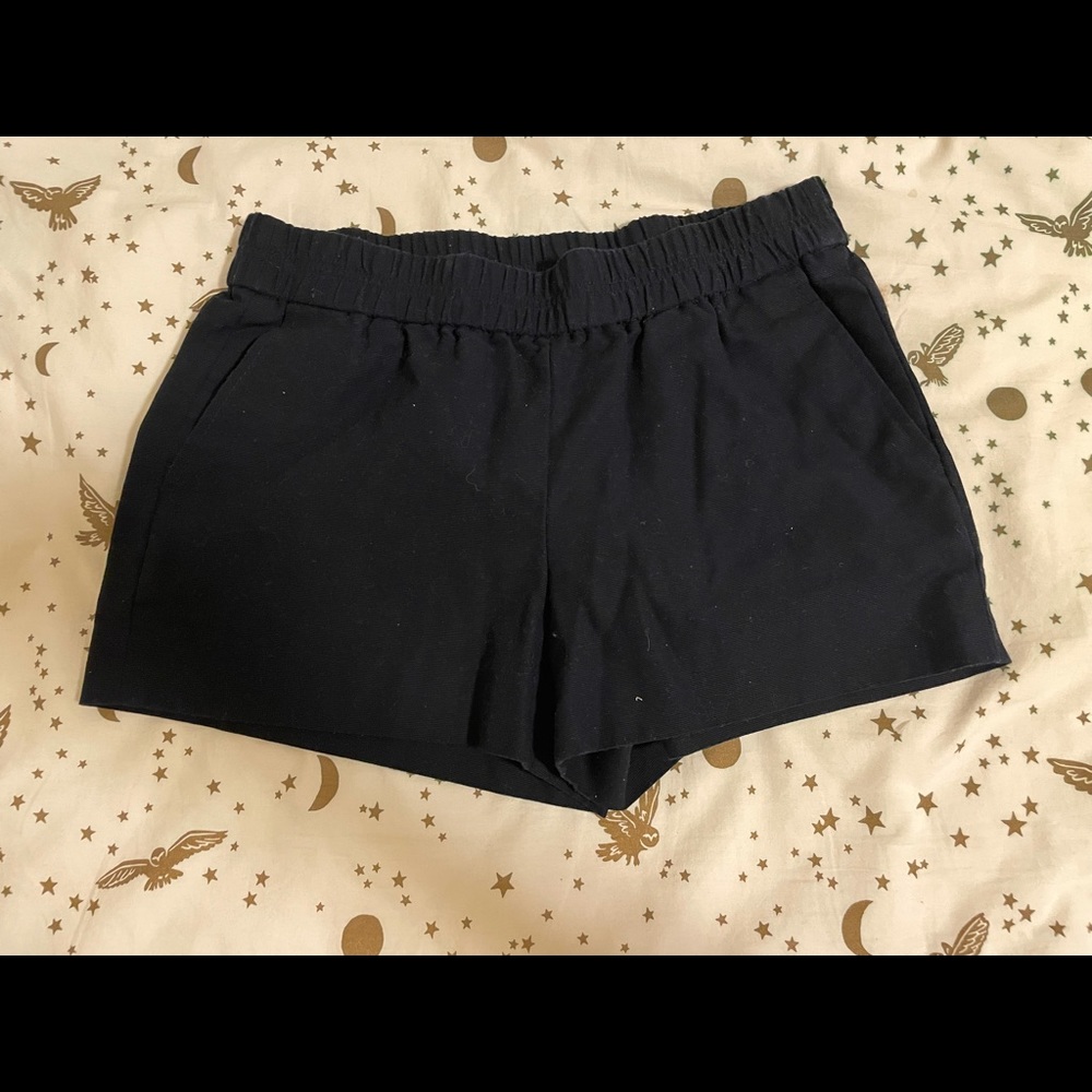 j crew never worn cotton navy blue shorts with 3 inch inseam